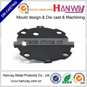 OEM Factory Customize Aluminum Die Casting Sand Blasting Powder Coating Led Heat Sink Covers thumbnail-3