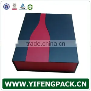 China Supplier OEM Cheap Folding With Silk Wine Presentation Boxes thumbnail-1