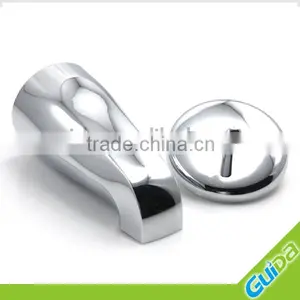 Adjustable Zinc Bath Diverter Spout in Chrome Plated thumbnail-1
