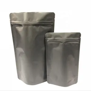 Accept Customized Herb Food Dried Food Bags Black Aluminum Foil Stand Up Pouch thumbnail-5