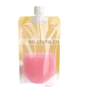 Wholesale Price Various Colors Non-toxic and Tasteless Sturdy Transparent Suction Nozzle Bag thumbnail-1