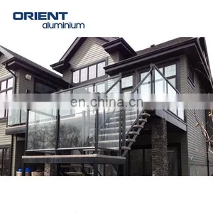China Price Alumiinikaiteet Aluminum Glass Raling thumbnail-5
