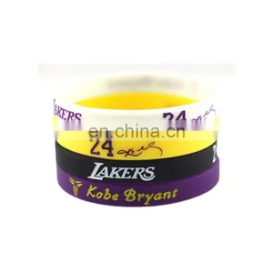 High Quality Rubber Silicone Bracelet Wrist Bands Sport Customized Silicon Wristband thumbnail-1