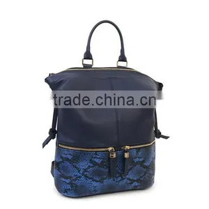 Genuine Cow Leather Black Travelling Backpack School Backpack Bag for Men for Women thumbnail-2