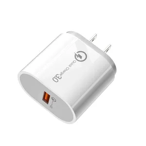 High Quality Quick Charge 3.0 QC 18W USB Charger QC3.0 Fast Charging USB Wall Cell Phone Charger for Iphone thumbnail-1