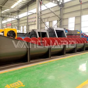 Complete River Sand Washing Plant Screw Spiral Sea Sand Washer Machine For Sale thumbnail-2