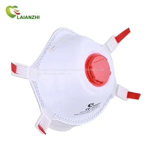 Factory Price FFP3 KP38211 Cup Shape Protective Face Mask With Valve Headband 4 Layers High Quality thumbnail-2