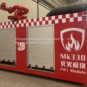 CCS Approved 1800m3/h Movable Containerized Fire Fighting FIFI System thumbnail-3