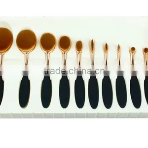Cosmetic Makeup Face Powder Blusher Toothbrush Curve Foundation Brush Best Selling Products Synthetic Brushes Makeup thumbnail-1