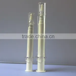 Hot Sale 20ml Plastic Airelss Syringe Container for Cream, Syringe Cream Bottle thumbnail-1