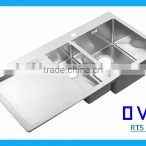 High Quality Kitchen Sinks Stainless Steel RTS201A-1 thumbnail-1