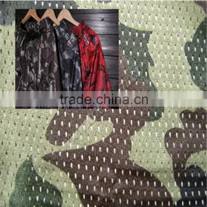 Breathable Tricot Camouflage Printed Mesh Fabric thumbnail-3