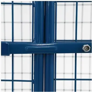2 Sided a Frame Nestable Mild Steel Warehouse Storage Roll Cage thumbnail-3