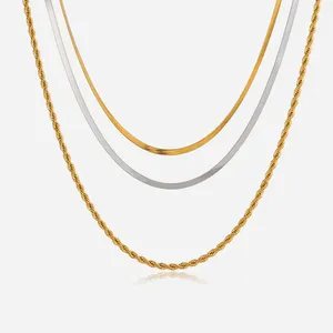 Stainless Steel Necklace for Active Lifestyle - Sweat & Waterproof thumbnail-5