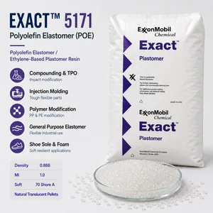 ExxonMobil Exact 5171 POE Polyolefin Elastomer Plastomer Resin for PP PE Modification TPO Compounding Injection Molding Shoe Sole Foam thumbnail-1