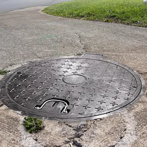 Wear-Resistant Ductile Iron Manhole Covers for Industrial Zone and Commercial Building Drainage thumbnail-1