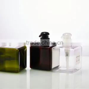250 ml Square PETG Plastic Bottles, Simple Travel/household Replacement Outfit thumbnail-3