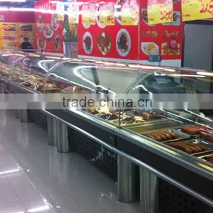 APEX Supermarket Deli Showcase/equipment for Keeping Food Hot/hot Food Display Cabinets/hot Food Showcase thumbnail-3