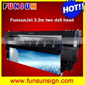 Strong Body Funsunjet FS3202K 3.2m / 10ft Sublimation Printer With DX5 Head Fast Printing Speed thumbnail-1