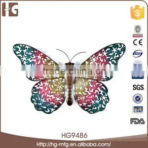 Delicate Color Metal Wall Art Butterfly thumbnail-4