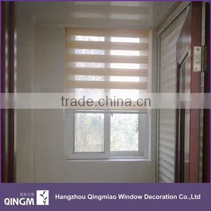 Kitchen Use 100% Polyester Material Double Layer Window Blinds thumbnail-2