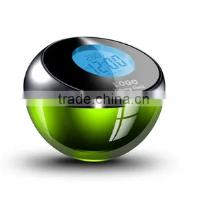Creative LED Talking Bobble Clock Digital Temperature Battery/USB Power /electronic Desk Clocks Display thumbnail-2