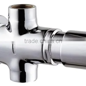 High Quality Chrome Plating Flush Valve for Toilet thumbnail-1
