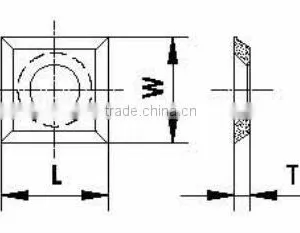 Woodworking Carbide Reversible Knives thumbnail-1