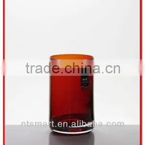 Hot Selling Red Colorful Drinking Glass thumbnail-1