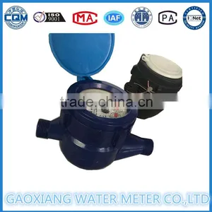ABS Plastic Water Meter Multi Jet Dry Dial Type Water Meter Class B thumbnail-1