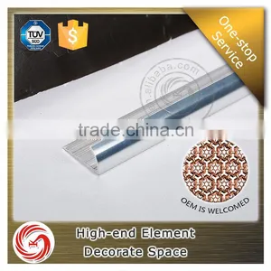 Ceramic White Silver Tile Trim Aluminium Tile Trim Bullnose Tile Trim thumbnail-5