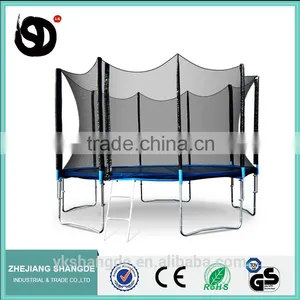 15ft Big Heavy Duty Amusement Trampolines With High Quality With Round Fitness Mats and Child Safety Net thumbnail-3