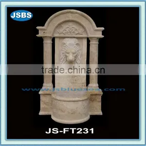 Cheap Antique Stone Lion Head Wall Fountain thumbnail-1