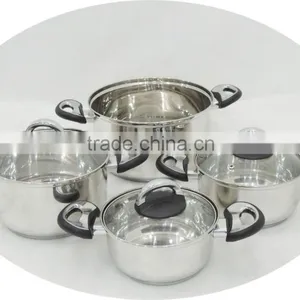 Convenient Bakelite Handle Stainless Steel Cookware Hot Pot thumbnail-2