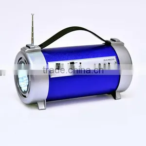 GOLDFULL Rechargeable Battery Shoulder FM Radio Torch Light Portable Speaker thumbnail-1