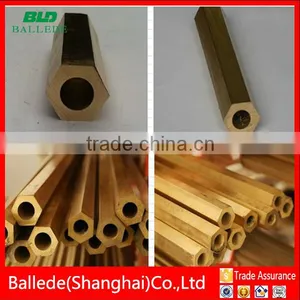 Hexagonal Hollow Brass Bar Tube thumbnail-1
