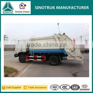 Dongfeng Chassis 8 Cubic Meters Garbage Refuse Compactor Truck thumbnail-1