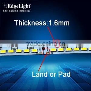 Edgelight Hot Sale 24V Smd 3014 Led Strip 583mm Cheap Led Light Bar 12V Aluminous PCB Strip thumbnail-2