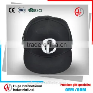 OEM Customized Top Design Cool Fashion Good Quailty Embroidered Unisex Adjustable Fitted Hip-Hop Bboy Flat Brim Snapback Cap thumbnail-1