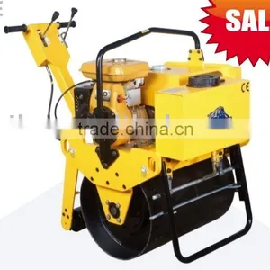 SALE!!! Gasoline Engine 5HP, Hydraulic Single Drum Vibratory Road Roller FHR-600 With CE thumbnail-1