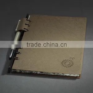 Pu Leather Notebook With Pen Insert thumbnail-5