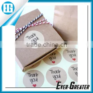 Clear Round Stickers,Diecut Label Sheet Blank,custom Gift Box Sticker thumbnail-1