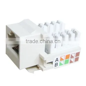 Cheap Price UTP RJ45 Cat5e Keystone Jack thumbnail-1