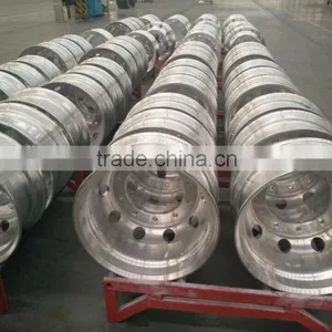 19.5 Aluminum Truck Wheels 19.5x6.75, Also Have Steel Truck Wheel Rims thumbnail-5