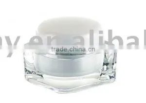 15ml Gray Plastic (acrylic) Cosmetic Cream Jars thumbnail-1