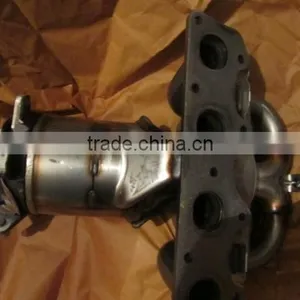 NEW MANIFOLD CATALYTIC ASSY-EXH OF ENGINE GASOLINE G4FC EURO-3-4 SET HYNDAI 2015 MNR thumbnail-3