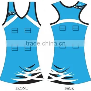 Sexy Netball Dress Color Orange Design Oem thumbnail-2