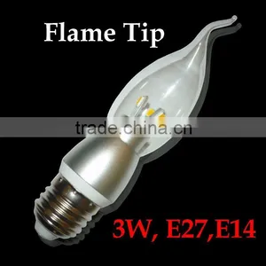 Flame Tip Led Cob Chandelier Bulbs for Crystal Lamp thumbnail-1