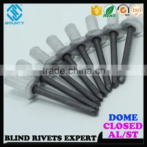 HIGH QUALITY IFI 126 WATERPROOF AL/ST CLOSED TYPE BLIND RIVETS thumbnail-2