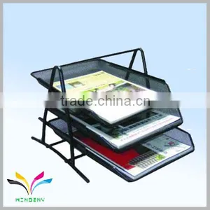 High Quality Colorful A4 Size Metal 3 Tier Document Tray thumbnail-1